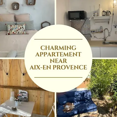 Charming Studio To Venelles 10 Minutes From Aix Extérieur photo